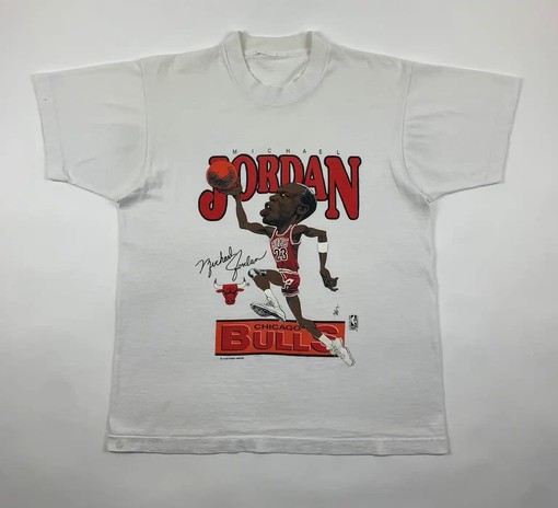 Vintage Style 80s Chicago Bulls Jordan Tee, Sweatshirt, Hoodie - Retro NBA Design - Image 2