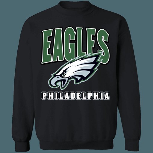 Vintage Style 80s GREEN Philadelphia Eagles NFL American Football Lover Sweatshirt, Hoodie and Sport Shirt - Image 3