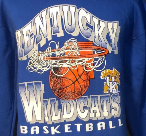 Vintage Style 80s Kentucky Wildcats Basketball Sweatshirt - Show Your Team Spirit! - Image 2