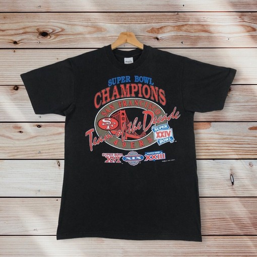 Vintage Style 80's NFL San Francisco 49ers Crewneck Sweatshirt, Hoodie, and Tee - Ideal Gifts for American Football Fans