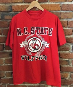 Vintage Style 80s North Carolina State Wolfpack T-Shirt, Hoodie, Sweater