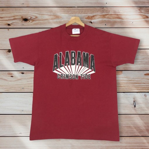 Vintage Style 80s University of Alabama Crewneck T-Shirts, Alabama University Crimson Tide Shirts, Sweatshirt, Hoodie
