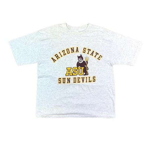 Vintage Style 90S Arizona State University Sun Devils Grey Hoodie Sweatshirt - Classic Tee for College Fans