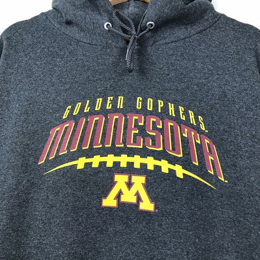 Vintage Style 90S Champion Minnesota Golden Gophers Pullover Hoodie Sweater - Image 2