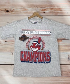 Vintage Style 90S Cleveland Indians World Series T-Shirt, Must-Have for MLB Fans