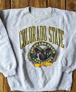 Vintage Style 90S Colorado State University CSU Sweatshirt, Ideal Colorado University Sweater