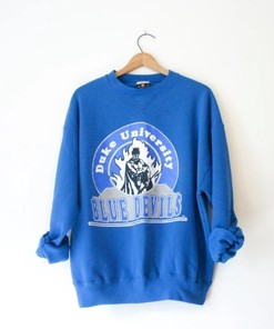 Vintage Style 90S Duke University Blue Devils Sweatshirt Unique Gift Idea For Him Or Her with a Retro Style