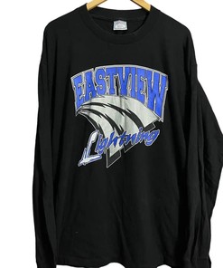 Vintage Style 90S Eastview Lightning Sweatshirt Hoodie Football Game Day T-Shirt Lover for NCAA Fans