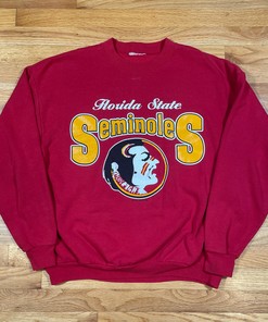 Vintage Style 90S Florida State Seminoles American Sweatshirt - Ideal Gifts for Fans of Retro NCAA Shirts