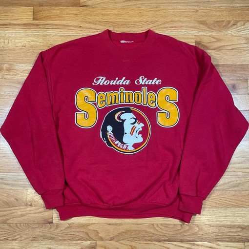 Vintage Style 90S Florida State Seminoles American Sweatshirt - Ideal Gifts for Fans of Retro NCAA Shirts