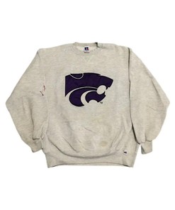 Vintage Style 90S Kansas State Wildcats University American Sweatshirt - Gifts for NCAA Fans