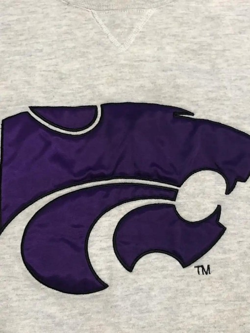 Vintage Style 90S Kansas State Wildcats University American Sweatshirt - Gifts for NCAA Fans - Image 2