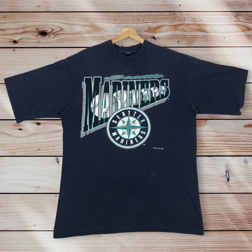 Vintage Style 90S Logo 7 MLB Seattle Mariners Baseball Club Crewneck T-Shirts Sweatshirt, Hoodie for Fans