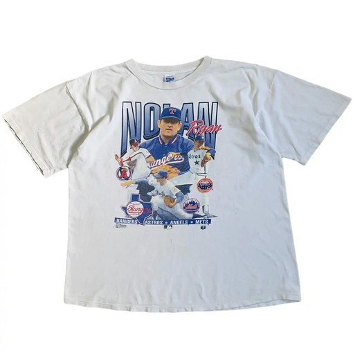 Vintage Style 90S MLB Nolan Ryan Teams T-Shirt - Gift For Baseball Fans
