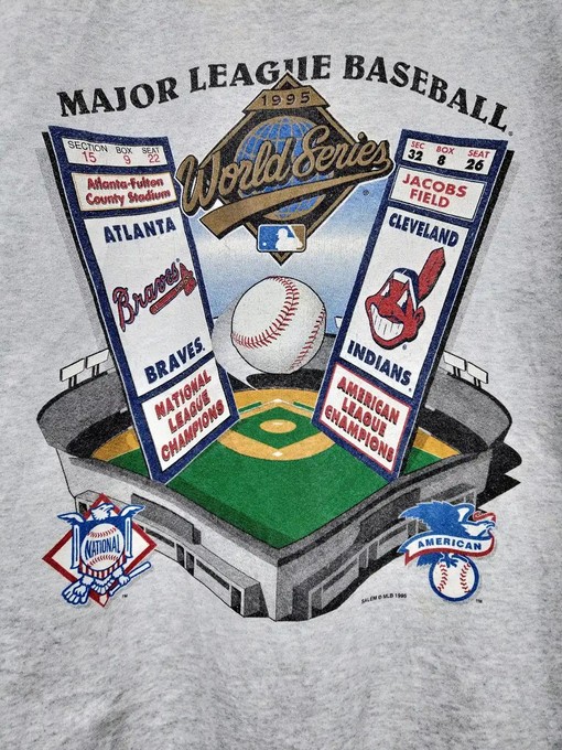 Vintage Style 90'S MLB World Series T-Shirt - Gift For Baseball Fans - Image 2