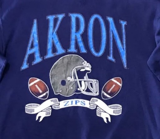 Vintage Style 90S NCAA Akron Zips Sweatshirt, Akron Zips Shirt, Perfect Akron Gift - Image 2