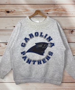 Vintage Style 90S NFL Carolina Panthers Crewneck Sweatshirt, Sweater Pullover, Hoodie