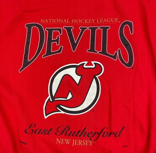 Vintage Style 90S New Jersey Devils Crewneck Sweatshirt for Her/Him - Image 2