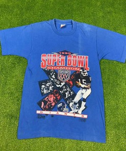 Vintage Style 90S New York Giants Super Bowl Full Color T-Shirt Sweatshirt Pullover Hoodie