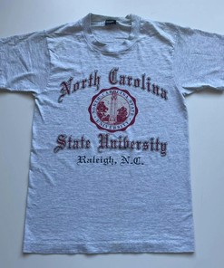 Vintage Style 90S North Carolina State University Graphic T-Shirt Sweatshirt Hoodie Gifts Sports Lover - NCAA Shirts