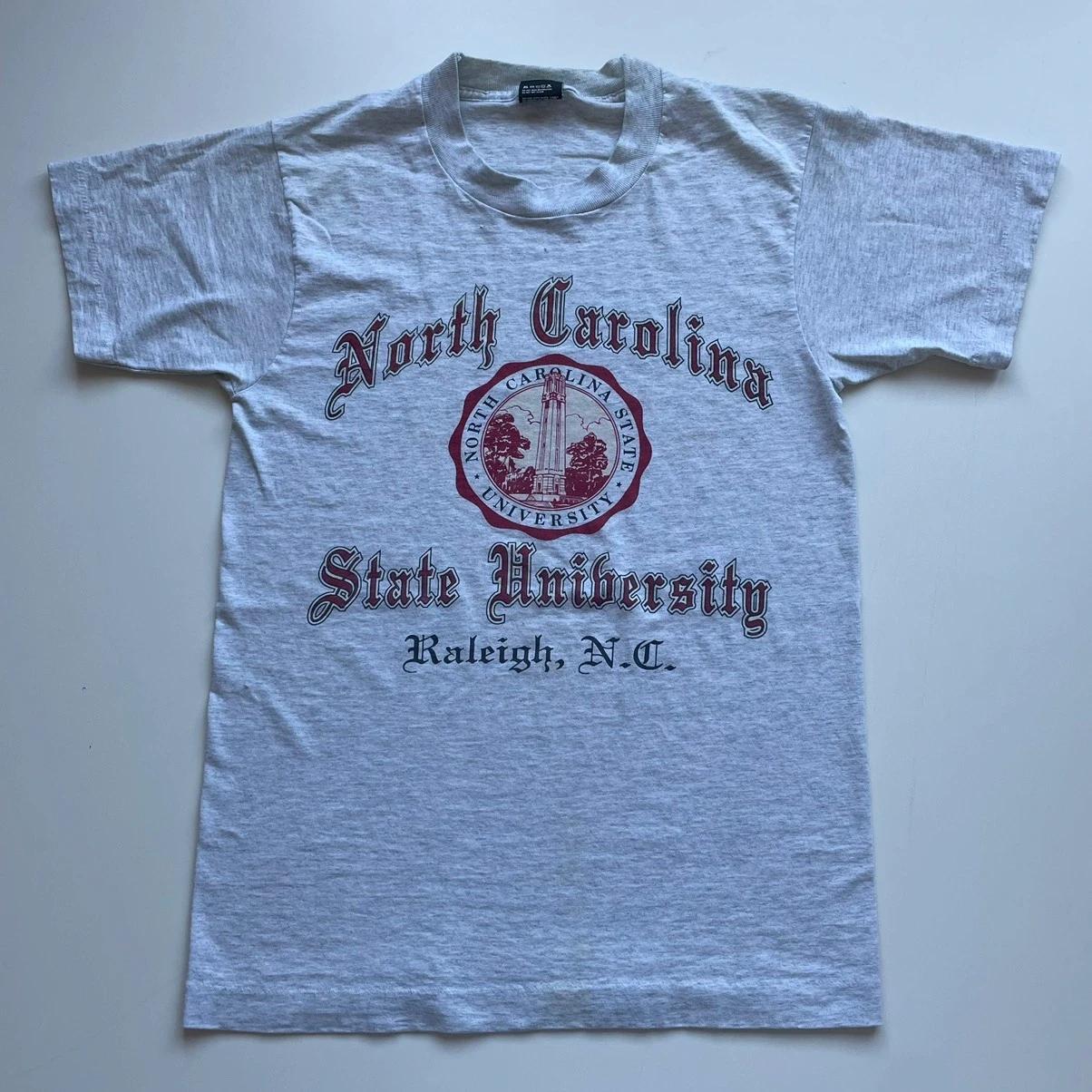 Vintage Style 90S North Carolina State University Graphic T-Shirt Sweatshirt Hoodie Gifts Sports Lover - NCAA Shirts