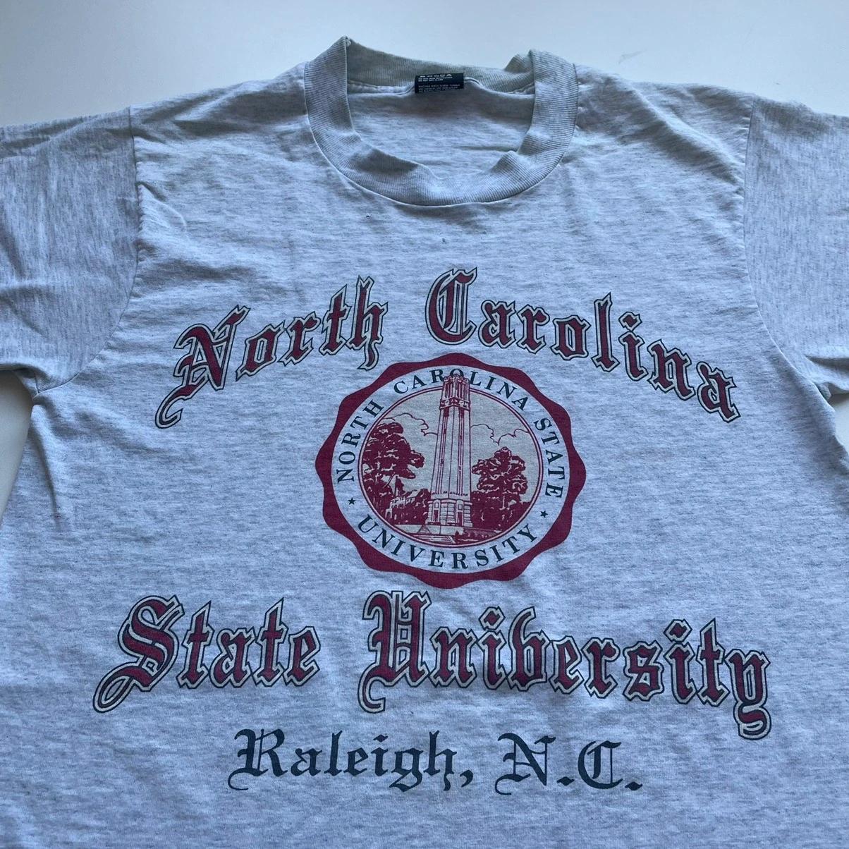 Vintage Style 90S North Carolina State University Graphic T-Shirt Sweatshirt Hoodie Gifts Sports Lover - NCAA Shirts - Image 2