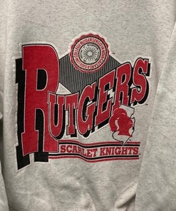 Vintage Style 90S Rutgers University Sweatshirt, Rutgers Sweater, Perfect Gift for Scarlet Knights Fans
