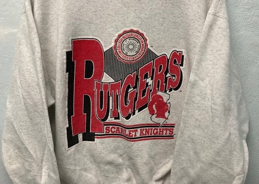Vintage Style 90S Rutgers University Sweatshirt, Rutgers Sweater, Perfect Gift for Scarlet Knights Fans