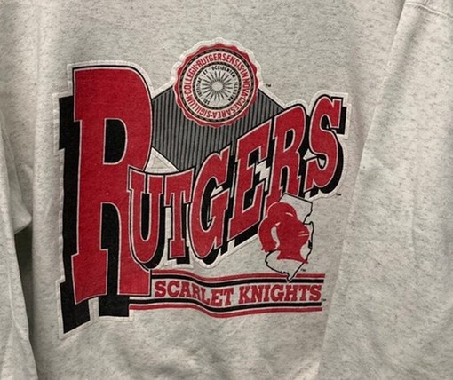 Vintage Style 90S Rutgers University Sweatshirt, Rutgers Sweater, Perfect Gift for Scarlet Knights Fans - Image 2