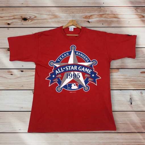 Vintage Style 90S Starter Mlb Texas Rangers All-Star Sweatshirt Hoodie - Perfect for Baseball Fans