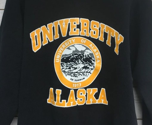 Vintage Style 90S University of Alaska Sweatshirt, University of Alaska Sweater, Ideal for Alaska Fans - Image 2