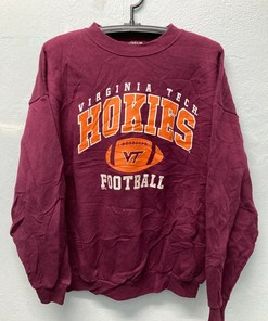 Vintage Style 90S University of Virginia Tech Hokies Sweatshirt, Classic Tech Sweater