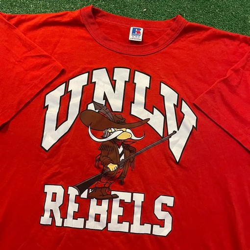 Vintage Style 90S Unlv Rebels American Sweatshirt - NCAA Fan Gear, University of Nevada Las Vegas retro ncaa shirts