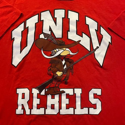 Vintage Style 90S Unlv Rebels American Sweatshirt - NCAA Fan Gear, University of Nevada Las Vegas retro ncaa shirts - Image 2