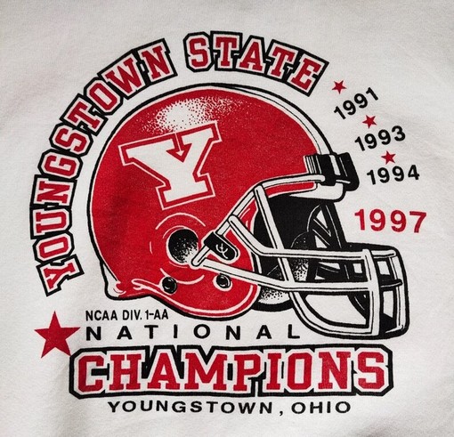 Vintage Style 90S Youngstown State Football Champions Sweatshirt, Ideal for Fans of Youngstown State - Image 2