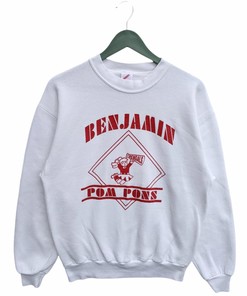 Vintage Style 90s Benjamin Pom Pons Sweatshirt T-Shirt Ideal Gift for NFL Fans, featuring retro NCAA shirts