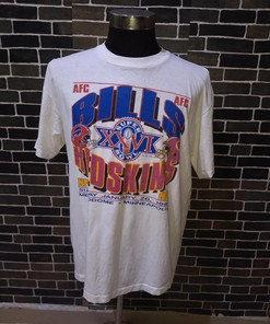 Vintage Style 90s Bills Super Bowl Redskins Retro NCAA Shirts Sweatshirt T-shirt