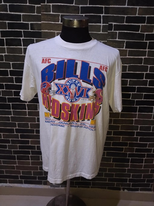Vintage Style 90s Bills Super Bowl Redskins Retro NCAA Shirts Sweatshirt T-shirt
