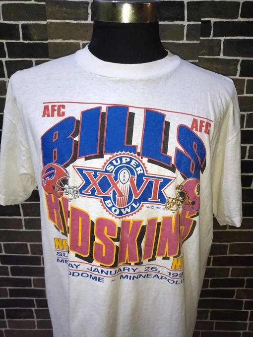 Vintage Style 90s Bills Super Bowl Redskins Retro NCAA Shirts Sweatshirt T-shirt - Image 2