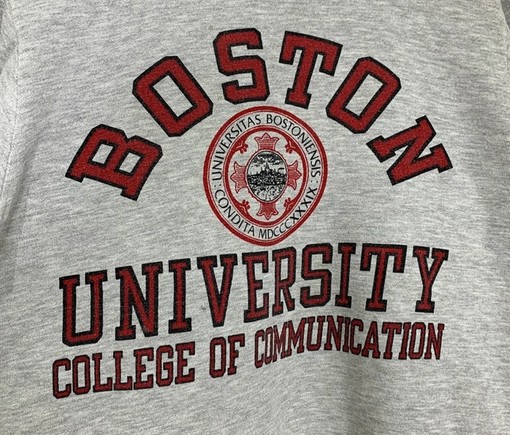 Vintage Style 90s Boston University Champion Sweatshirt, Tee, and Hoodie - Perfect Gift for Boston University Fans - Image 2