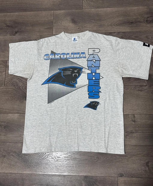 Vintage Style 90s Caroline Panthers Starter Sweatshirt T-shirt for NFL Fans