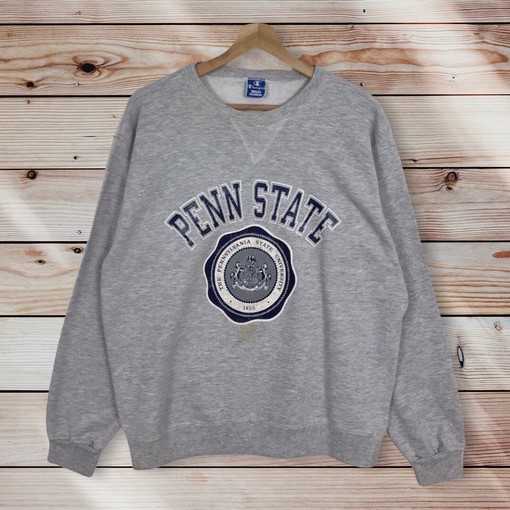 Vintage Style 90s Champion Penn State University Crewneck Sweatshirt, Sweater Pullover, and Hoodie