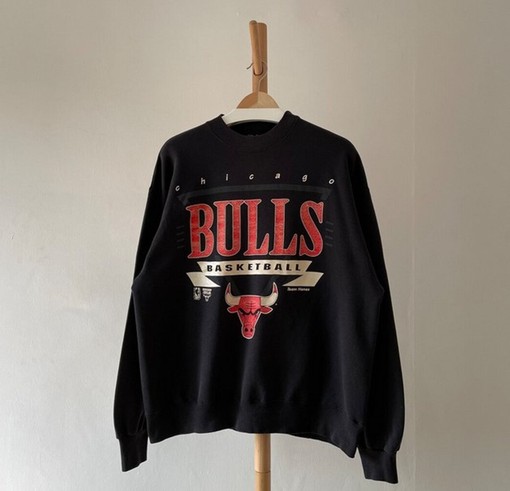 Vintage Style 90s Chicago Bulls Basketball Crewneck Sweatshirt - Retro NBA Designs