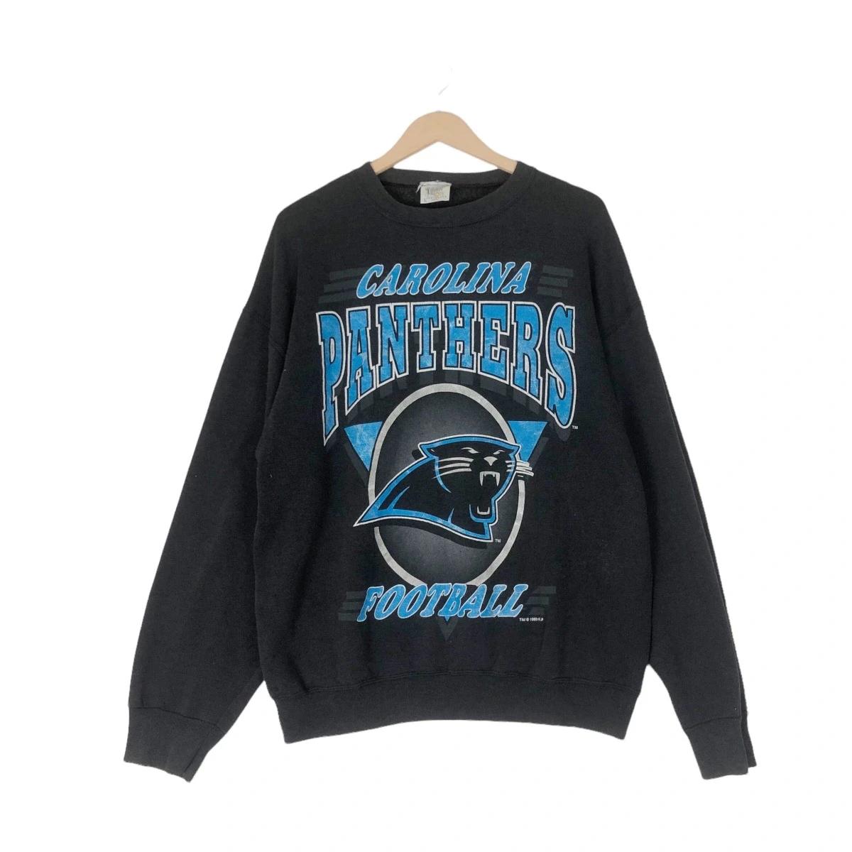 Vintage Style 90s Corolina Panthers Football Mens Sport Shirts Sweatshirt T-shirt