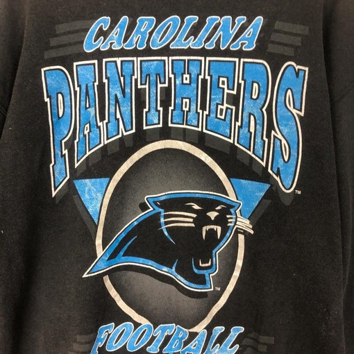 Vintage Style 90s Corolina Panthers Football Mens Sport Shirts Sweatshirt T-shirt - Image 2