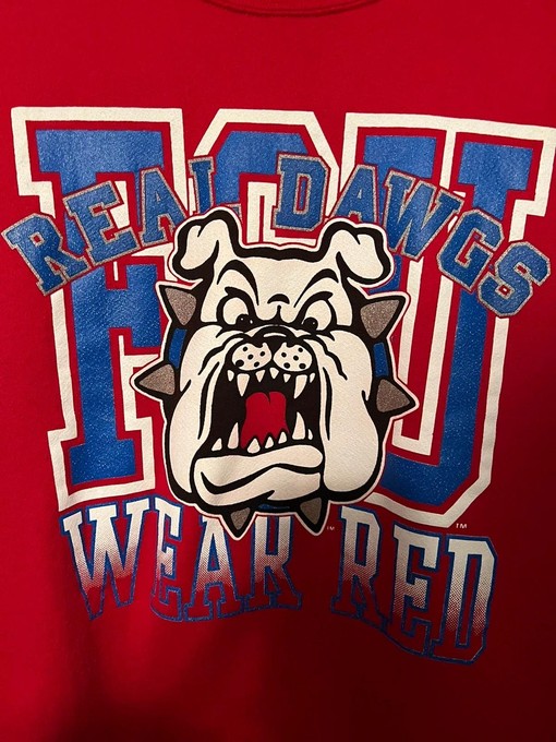 Vintage Style 90s Fresno State Bulldogs Crewneck Sweater Collection with NCAA Sport Shirts Unisex - Image 2
