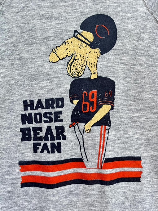 Vintage Style 90s Hard Nose Bear Fan NCAA Shirts Sweatshirt T-shirt - Image 2