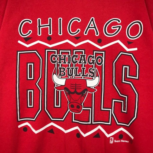 Vintage Style 90s NBA Chicago Bulls Crewneck Sweatshirt - Retro NBA Design - Image 2