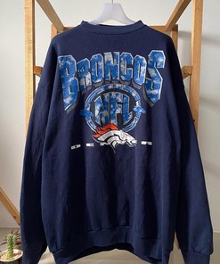 Vintage Style 90s NFL Denver Broncos Hoodie Sweatshirt Shirt Gifts for Fans, with NCAA shirts for men and women