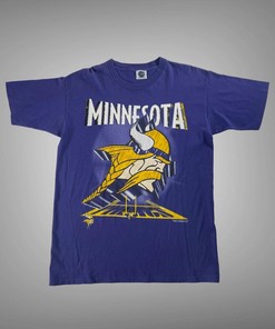 Vintage Style 90s NFL Minnesota Vikings Single Stitch NCAA Shirts Sweatshirt T-shirt